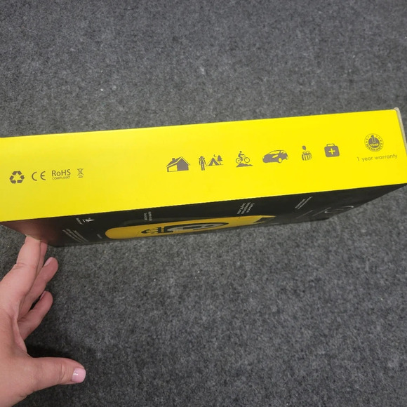 Wireless speaker LED Dry Bag Yellow Weatherproof Adjustable Straps 10L Sound Paq - Picture 8 of 9